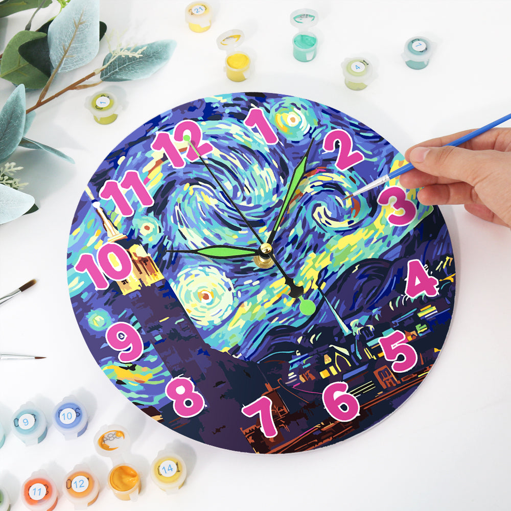 Paint the Moment – Starry Night Clock Kit
