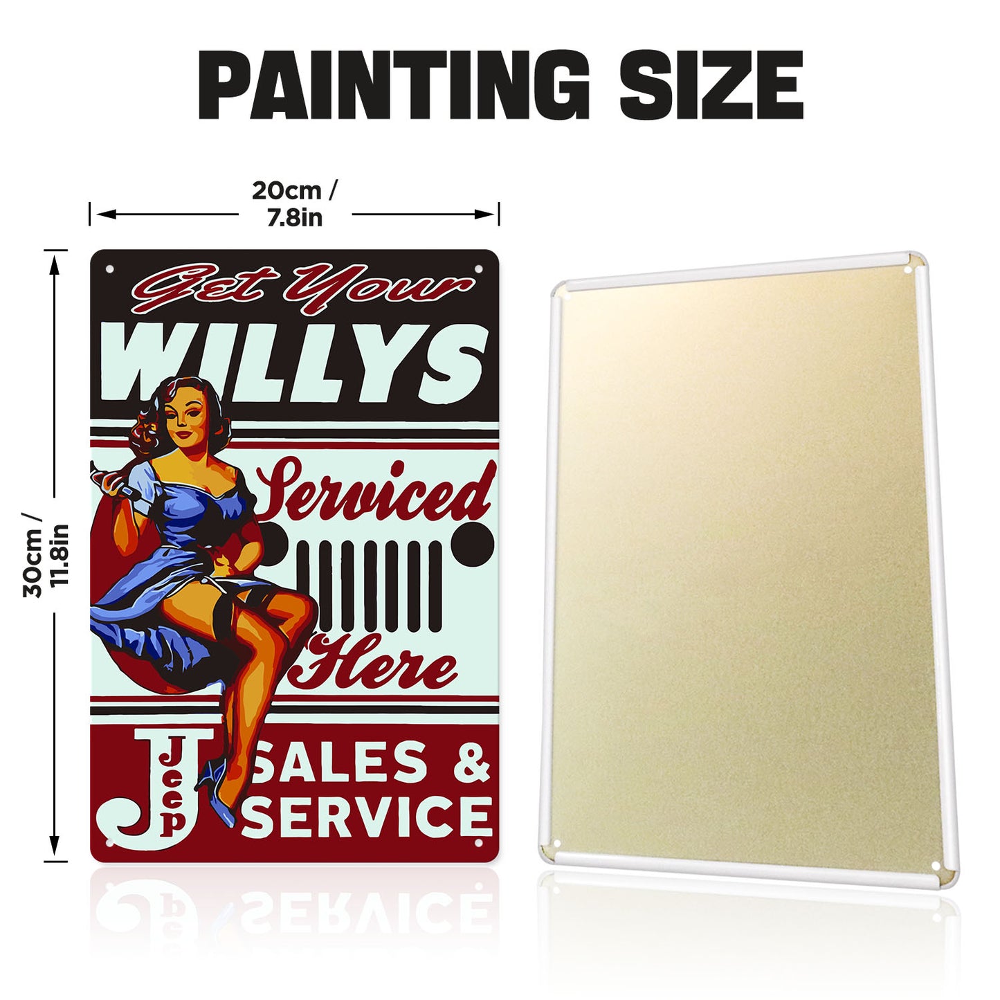Get Your Willys Serviced Here – Vintage Paint by Numbers