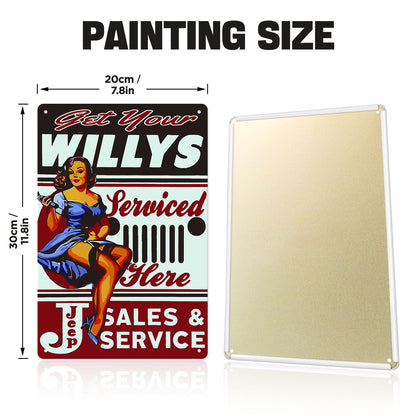 Get Your Willys Serviced Here – Vintage Paint by Numbers