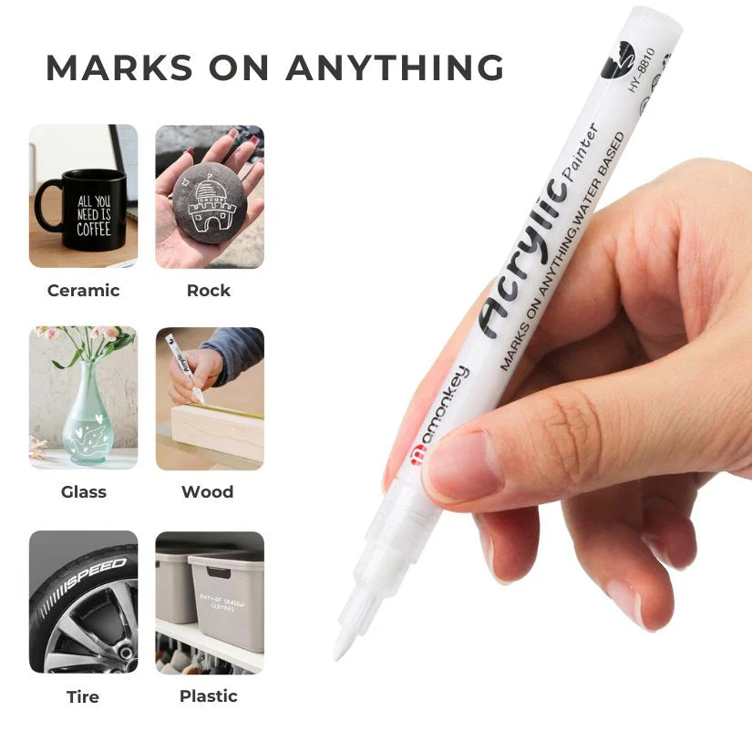 0.7mm White Acrylic Pen (for covering PBN numbers)
