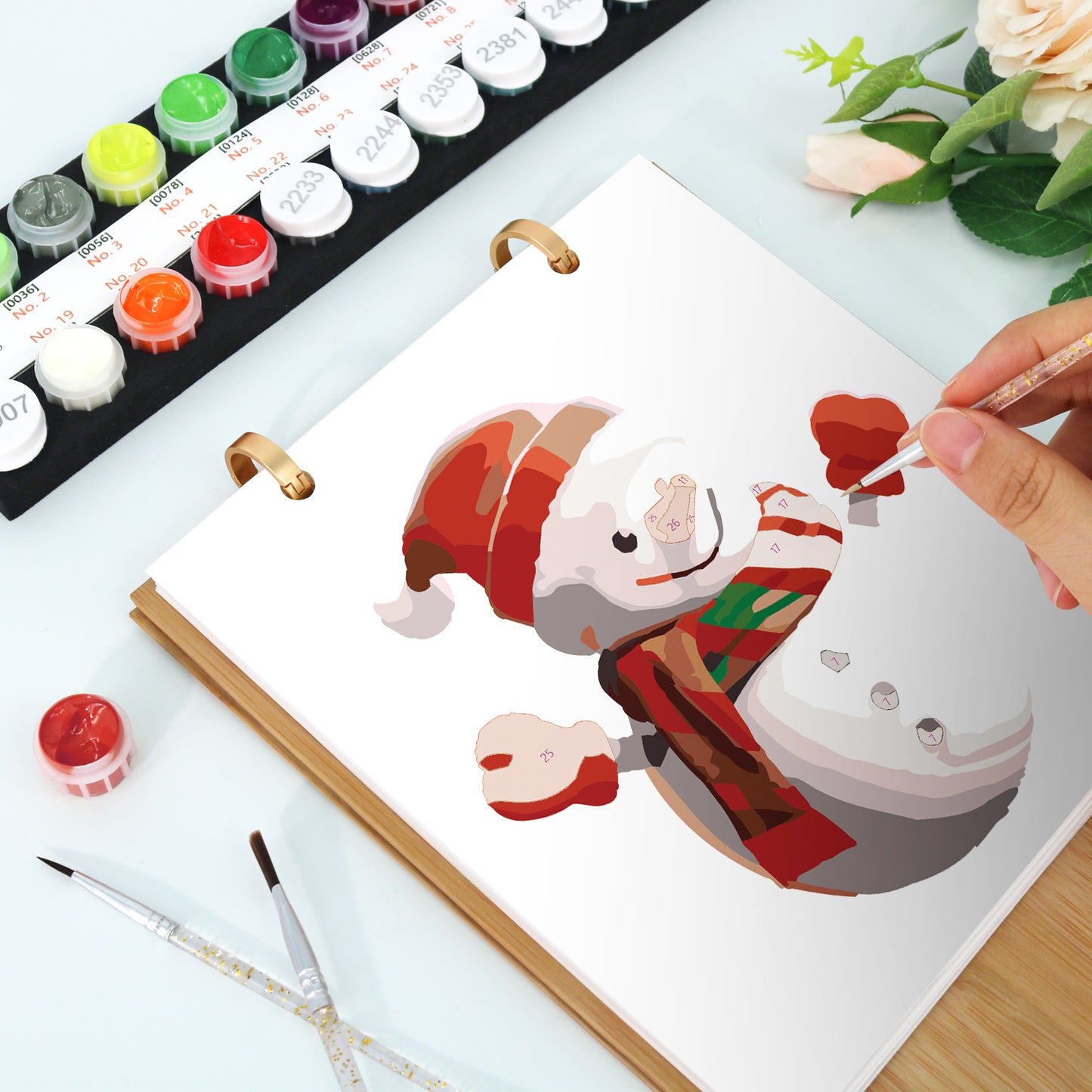 A Year of Cheer 2026: Christmas Paint-by-Numbers Calendar