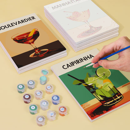 Elegant Elixirs 6 Pack Mini Paint by Numbers Kit