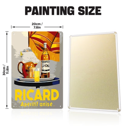 Ricard Aperitif Anise – Vintage Paint by Numbers