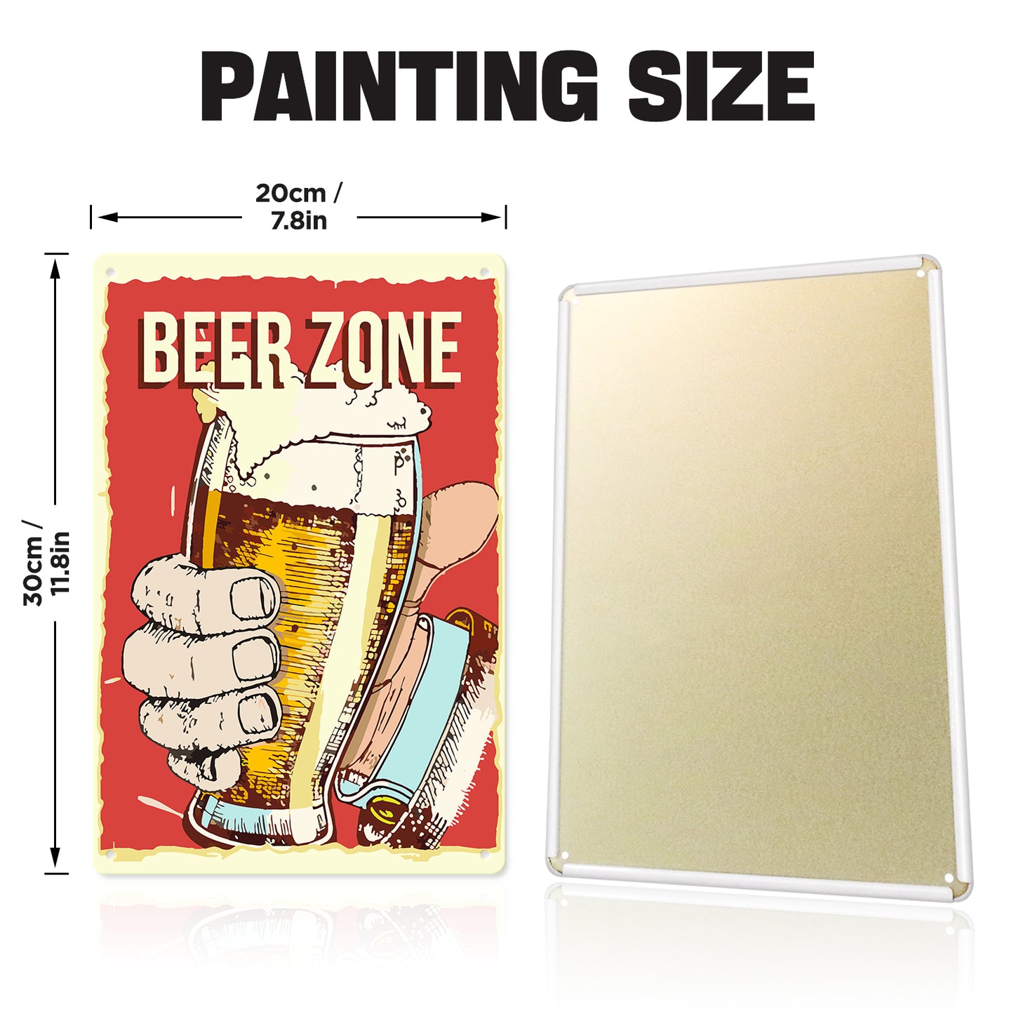 Beer Zone – Vintage Paint by Numbers