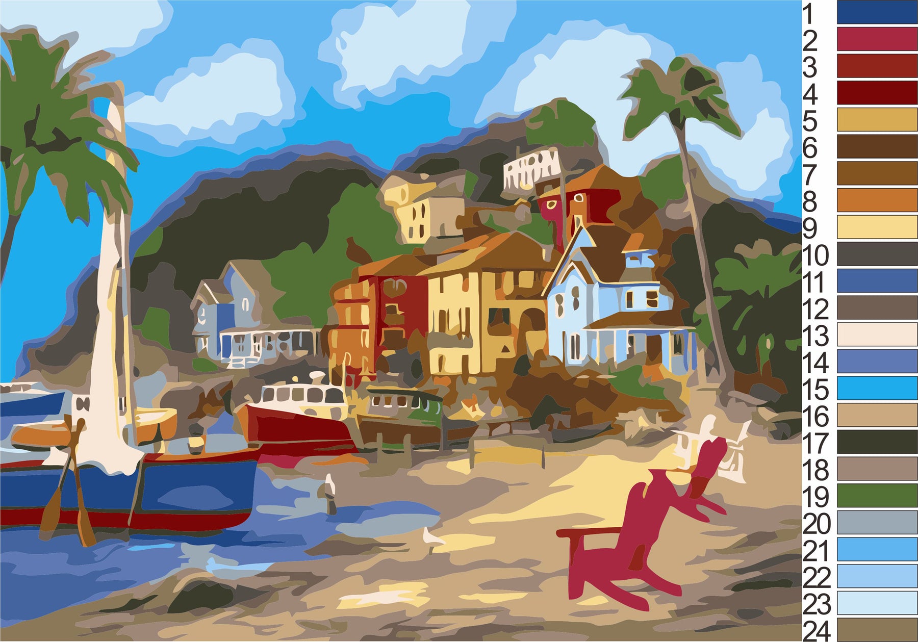 Detailed Paint Your Numbers Review View Illustration Detailed Paint Your Numbers Review View Illustration