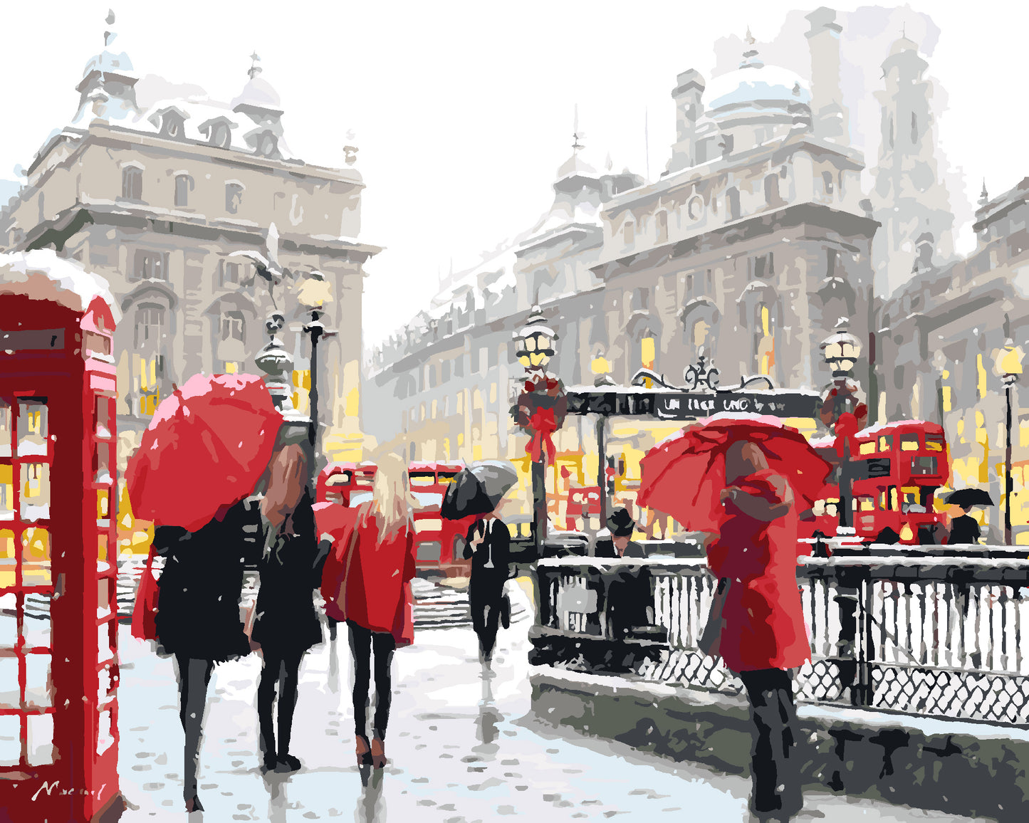 London im Schnee