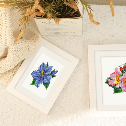 12 Assorted Flower Diamond Paintings - Set 2