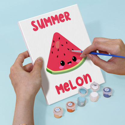 Sweet Summer Melons 6 Pack Mini Paint by Numbers Kit