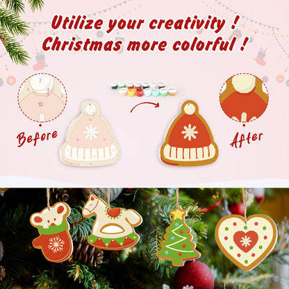 Holiday Sweets & Treats Paintable Ornaments