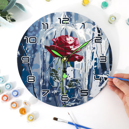 Paint the Moment – Enchanted Rose Clock Kit
