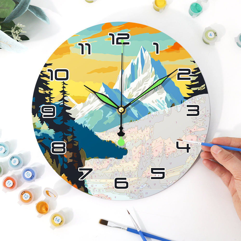Paint the Moment – Mountain Majesty Clock Kit