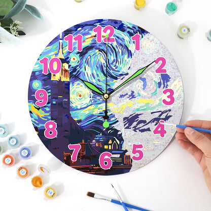 Paint the Moment – Starry Night Clock Kit