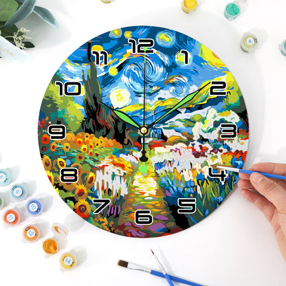 Paint the Moment – Starry Garden Clock Kit