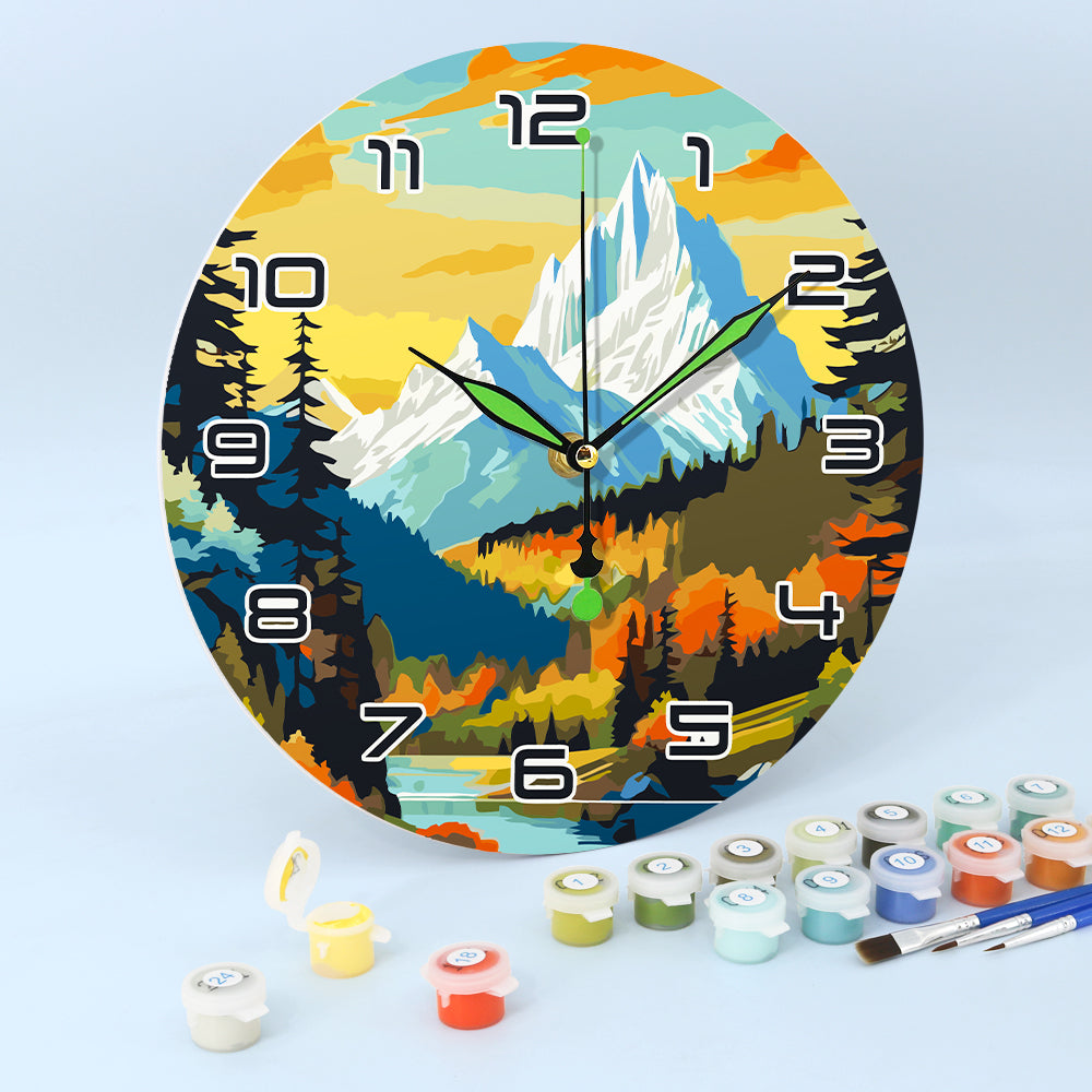 Paint the Moment – Mountain Majesty Clock Kit