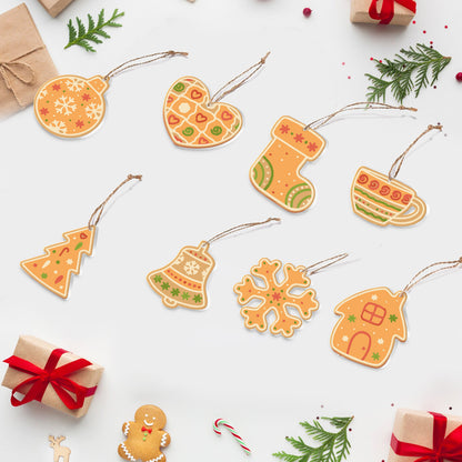 Cozy Christmas Cookie - Style Paintable Ornaments