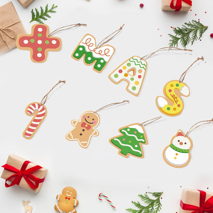 XMAS Cookie Style Paintable Ornaments