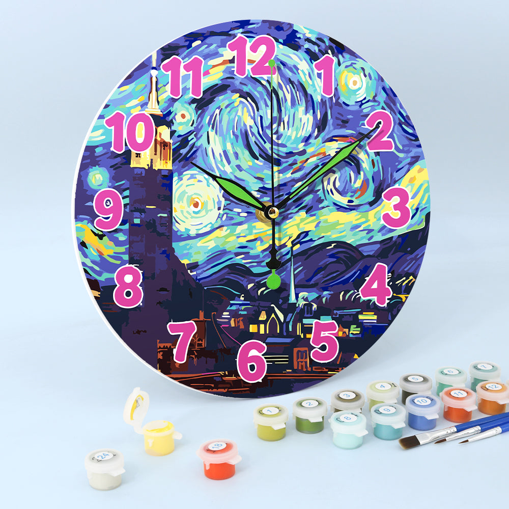 Paint the Moment – Starry Night Clock Kit