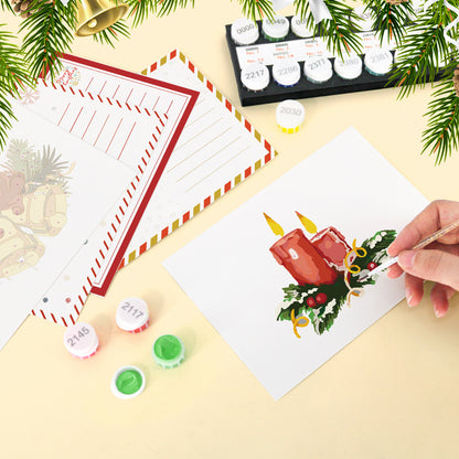 Holiday Cheer Postcard Paint Kit