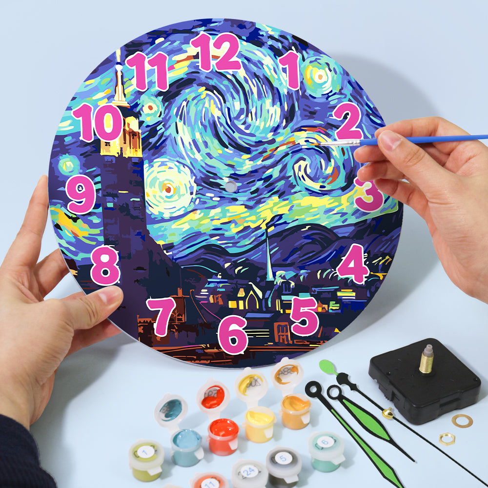 Paint the Moment – Starry Night Clock Kit