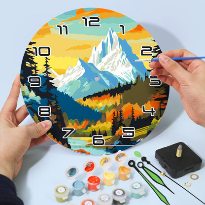 Paint the Moment – Mountain Majesty Clock Kit