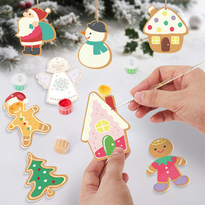 Gingerbread Village Paintable Ornaments
