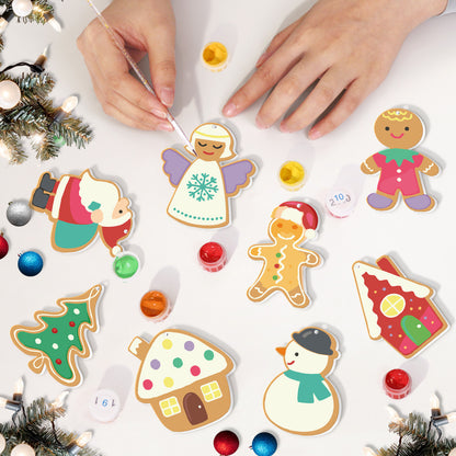Gingerbread Village Paintable Ornaments