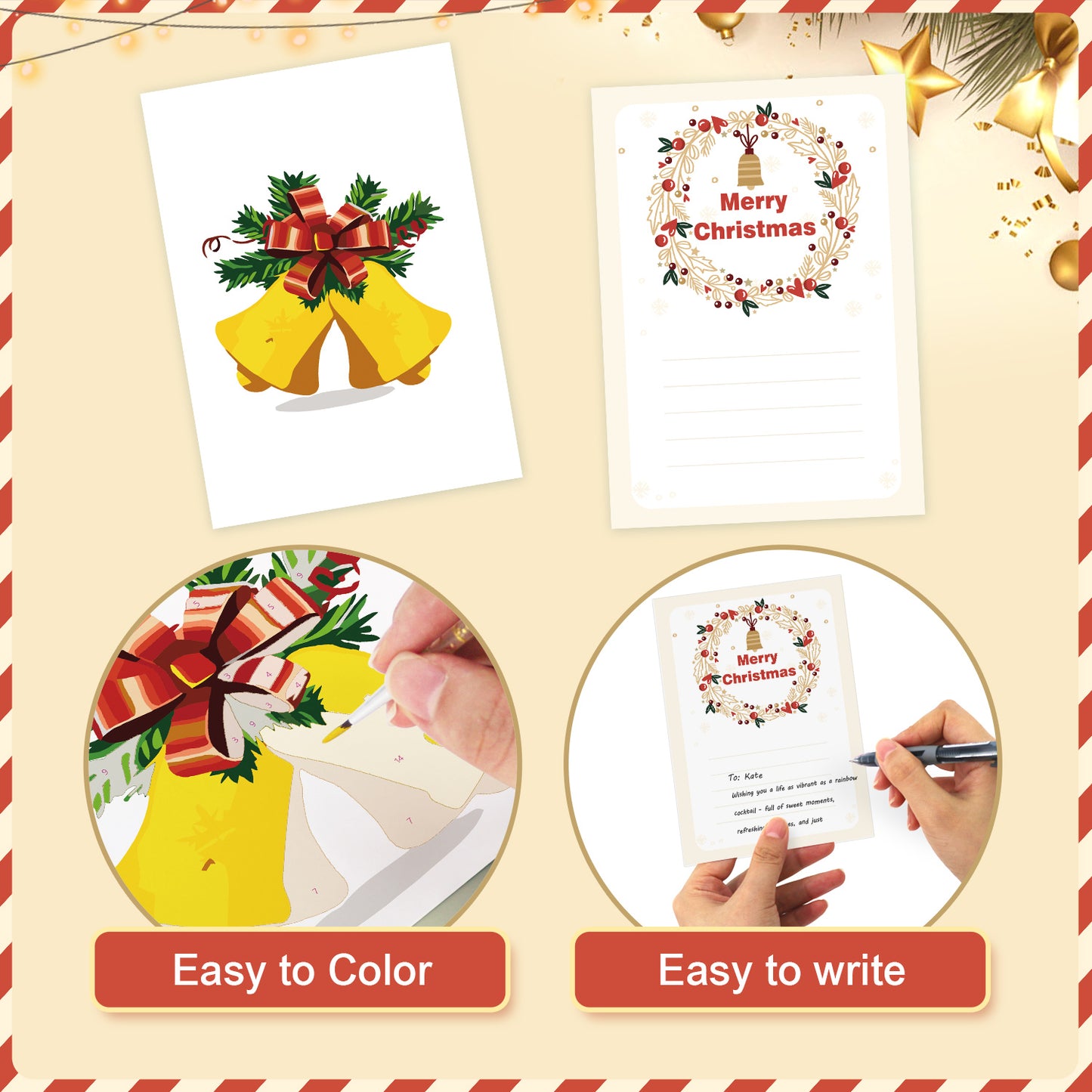 Christmas Magic Postcard Paint Kit