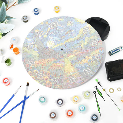 Paint the Moment – Starry Garden Clock Kit