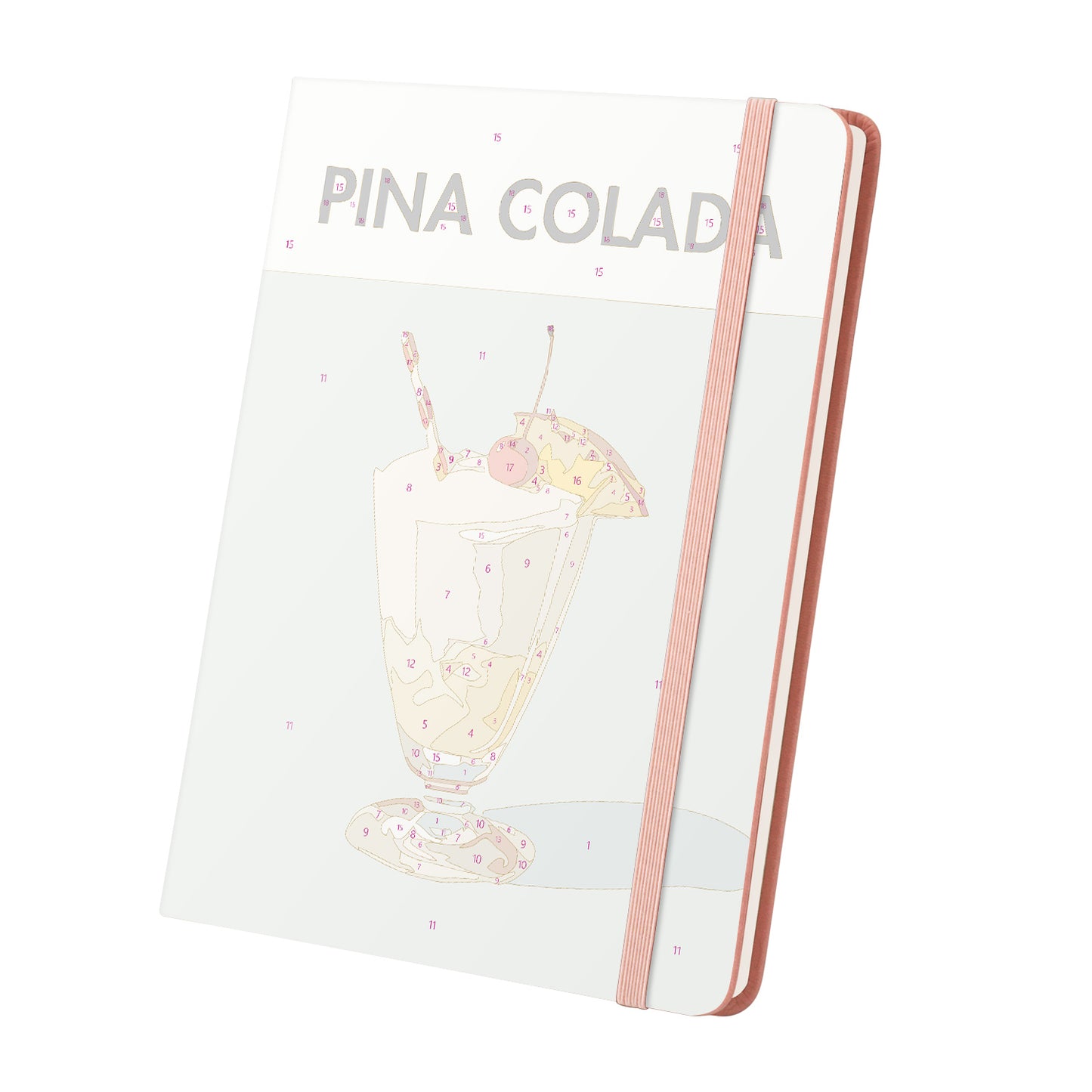 Paint & Sip Notebook – Piña Colada Edition