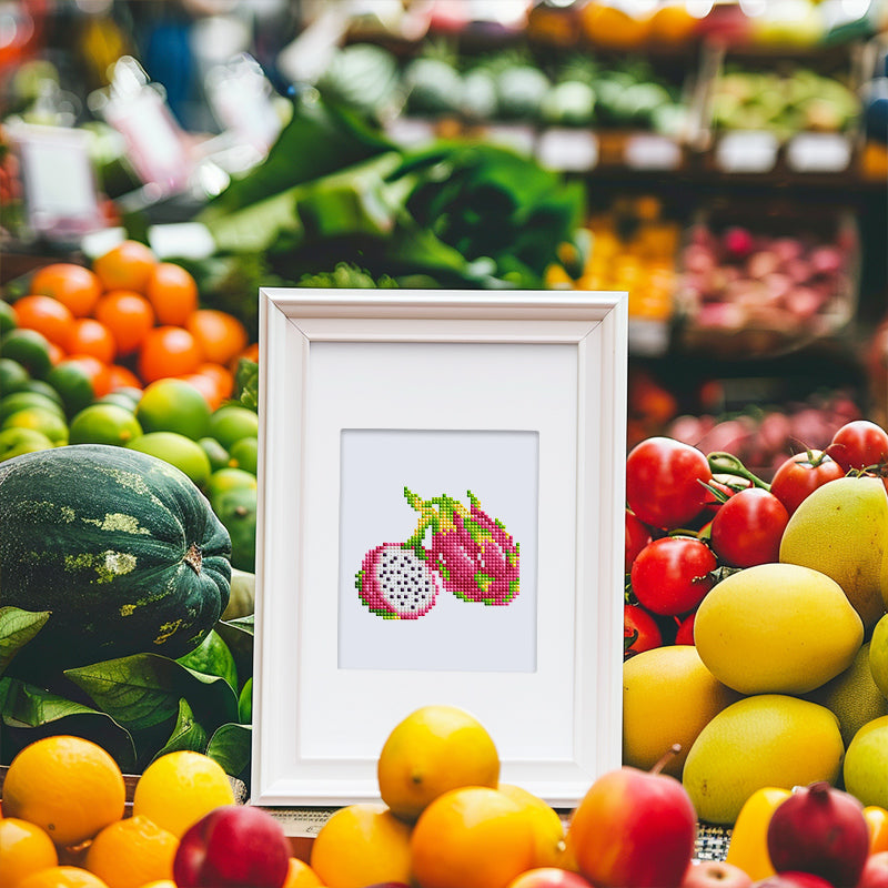 12 Assorted Fruit Diamond Paintings