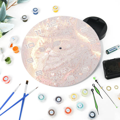 Paint the Moment – Regal Feline Clock Kit