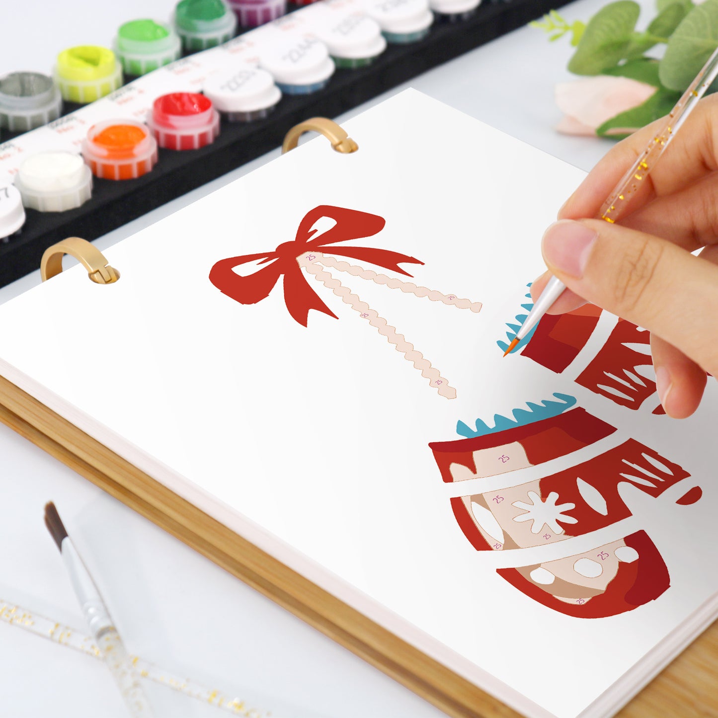 A Year of Cheer 2026: Christmas Paint-by-Numbers Calendar