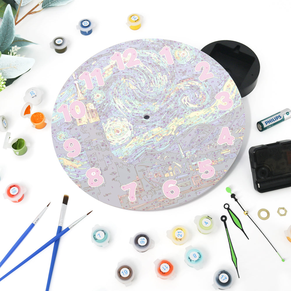 Paint the Moment – Starry Night Clock Kit