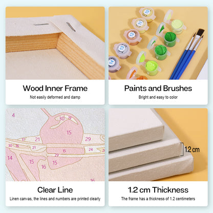 Elegant Elixirs 6 Pack Mini Paint by Numbers Kit