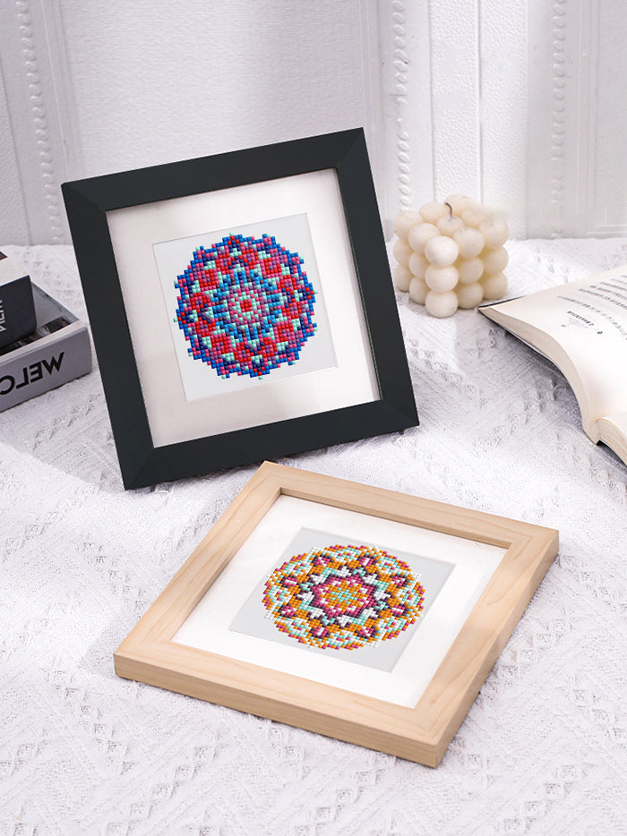 12 Assorted Mandala Diamond Paintings