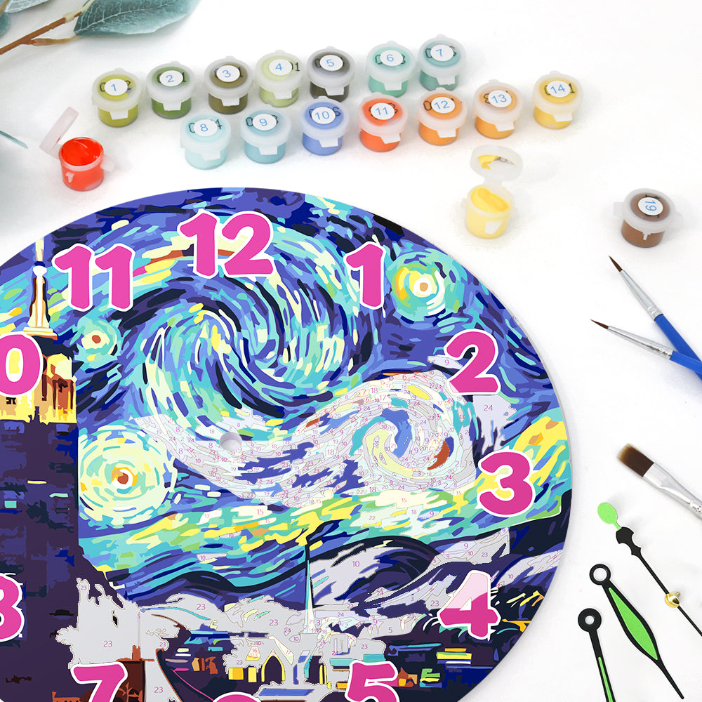 Paint the Moment – Starry Night Clock Kit