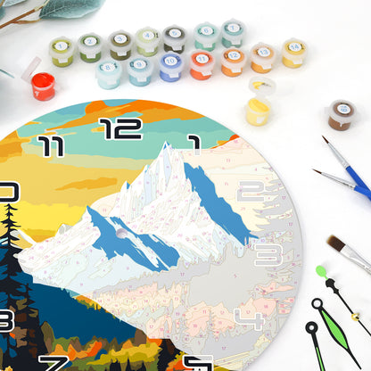 Paint the Moment – Mountain Majesty Clock Kit