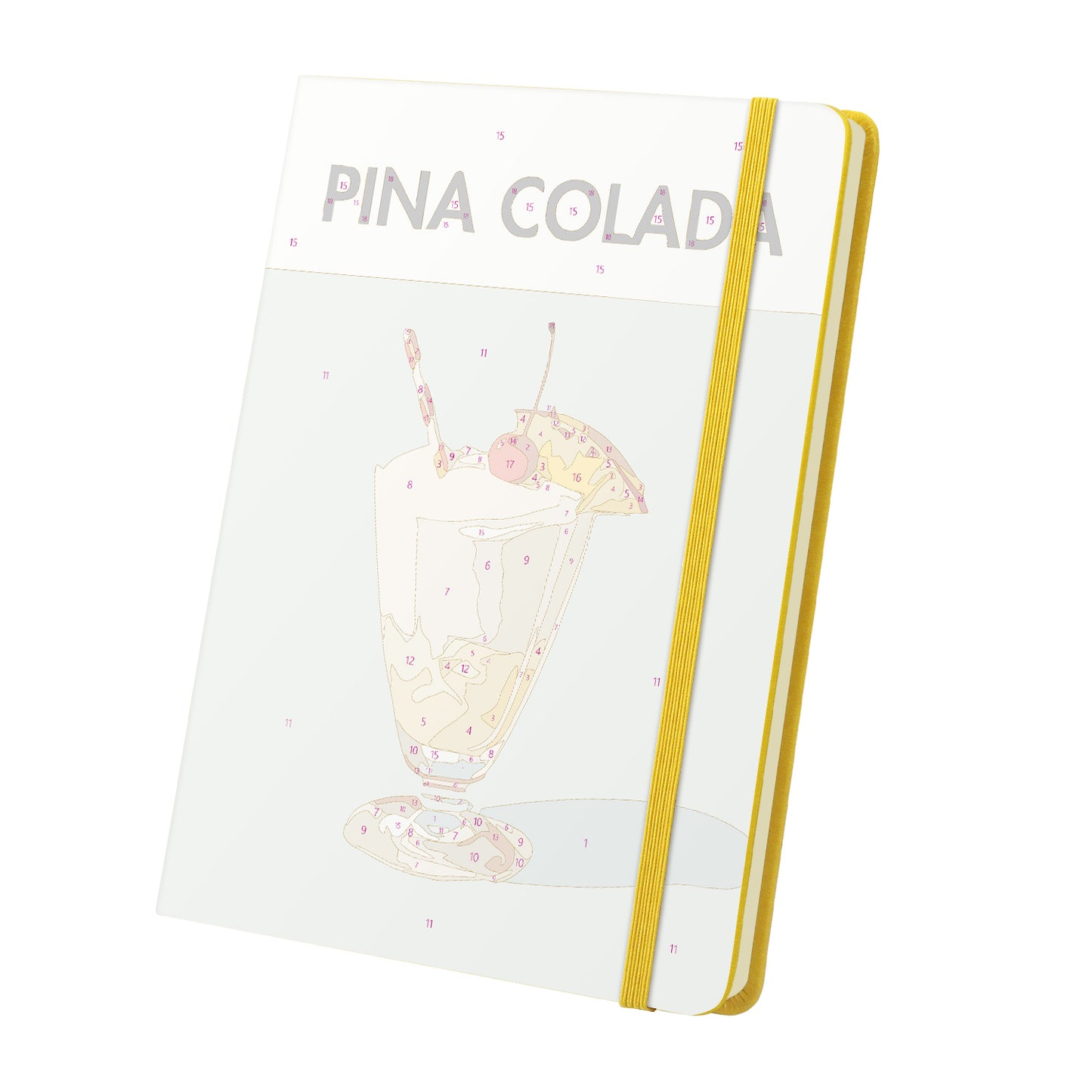 Paint & Sip Notebook – Piña Colada Edition