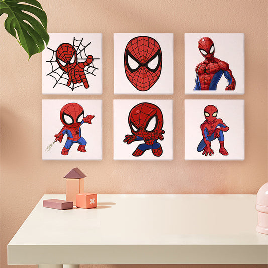 Little Web-Slinger 6 Pack Mini Paint by Numbers Kit