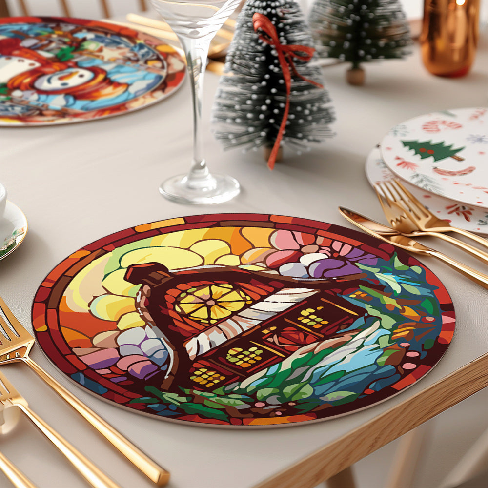 6 Piece Christmas Placemat Set 20cm V1