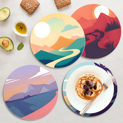 6 Piece Christmas Placemat Set 20cm - Set 3