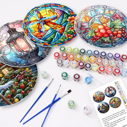 6 Piece Christmas Placemat Set 20cm - Set 6