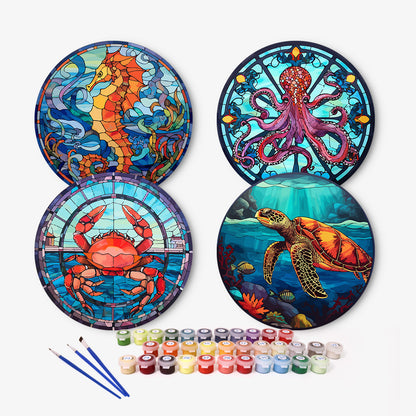 6 Piece Christmas Placemat Set 20cm - Set 7