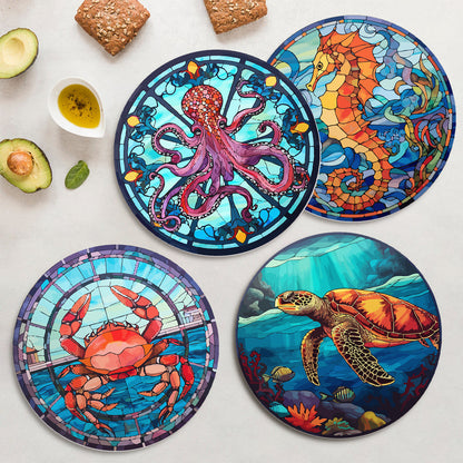 6 Piece Christmas Placemat Set 20cm - Set 7