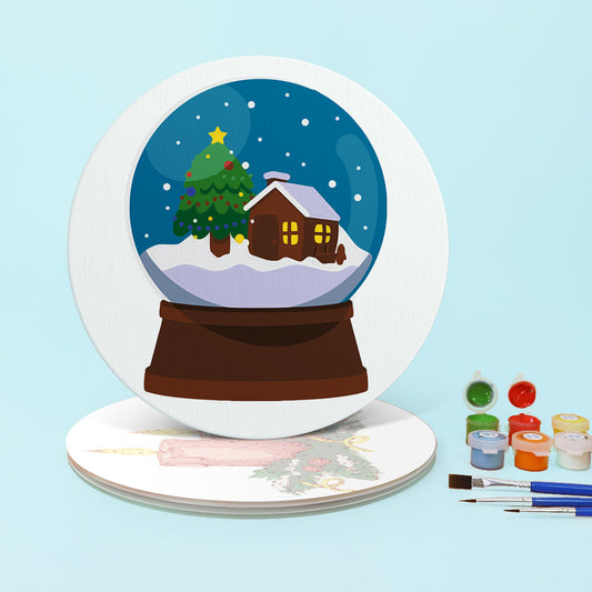 6 Piece Christmas Placemat Set 20cm - Set 24
