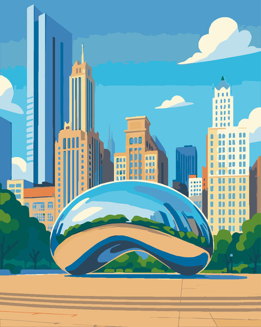 Cloud Gate - The Bean - Set 1