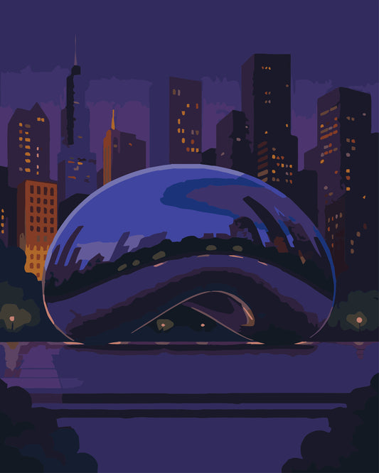 Cloud Gate - The Bean - Set 3