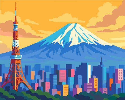 Fuji Tokyo Skyline Set 1