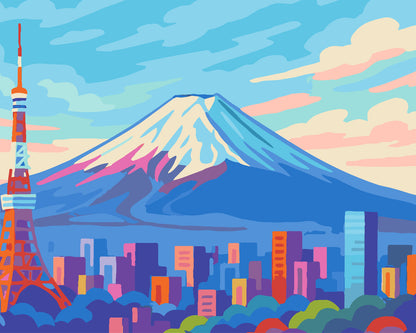 Fuji Tokyo Skyline Set 2