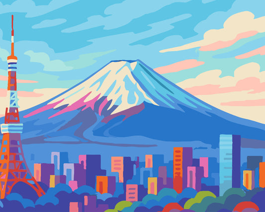 Fuji Tokyo Skyline Set 2